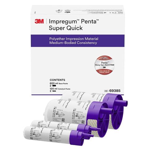 3M ESPE 69385 Impregum Penta Super Quick Medium Body Base & Catalyst 2/Pk in Kuwait