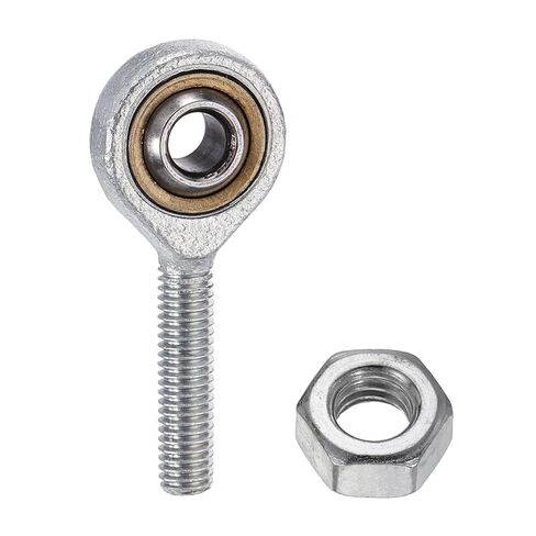 uxcell 4Pcs M8 Male Rod End Bearing, M8x1.25 Right Hand Thread, Chrome Steel Self Lubricating Rod End Joint with Jam Nut for Automotive, Machinery, CNC Equipment in Kuwait