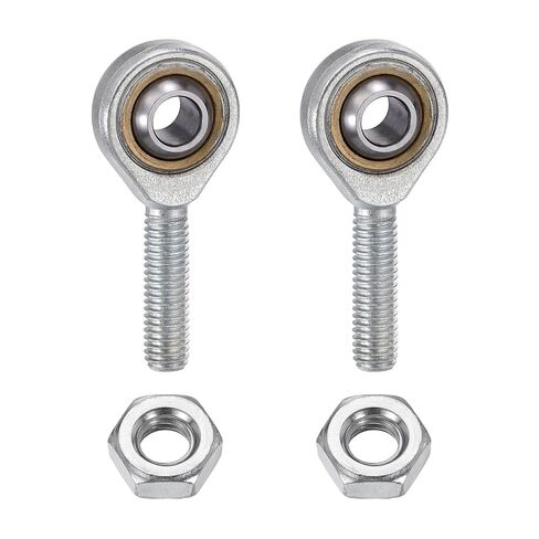 uxcell 4Pcs M8 Male Rod End Bearing, M8x1.25 Right Hand Thread, Chrome Steel Self Lubricating Rod End Joint with Jam Nut for Automotive, Machinery, CNC Equipment in Kuwait