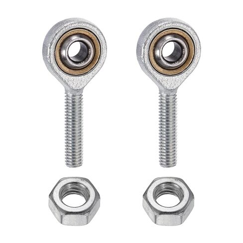 uxcell 4Pcs M8 Male Rod End Bearing, M8x1.25 Right Hand Thread, Chrome Steel Self Lubricating Rod End Joint with Jam Nut for Automotive, Machinery, CNC Equipment in Kuwait