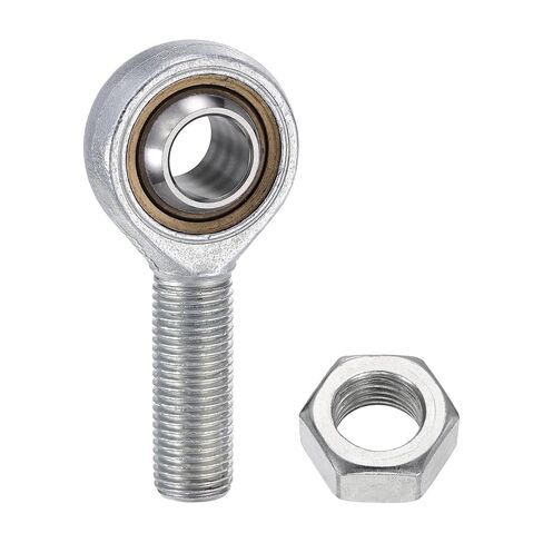 uxcell 4Pcs M8 Male Rod End Bearing, M8x1.25 Right Hand Thread, Chrome Steel Self Lubricating Rod End Joint with Jam Nut for Automotive, Machinery, CNC Equipment in Kuwait