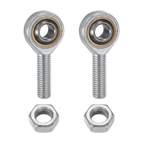 uxcell 4Pcs M8 Male Rod End Bearing, M8x1.25 Right Hand Thread, Chrome Steel Self Lubricating Rod End Joint with Jam Nut for Automotive, Machinery, CNC Equipment in Kuwait