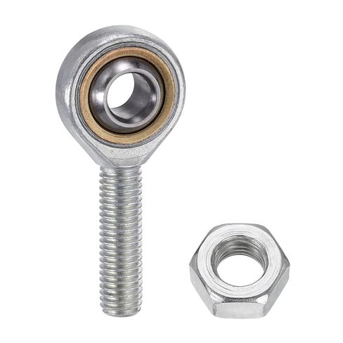 uxcell 4Pcs M8 Male Rod End Bearing, M8x1.25 Right Hand Thread, Chrome Steel Self Lubricating Rod End Joint with Jam Nut for Automotive, Machinery, CNC Equipment in Kuwait
