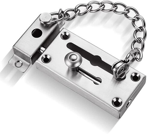 Door Chain Lock, Safe Buckle,Latch Safety Limiter,Household Metal Bolt with Dual-Purpose Bold Anti-Theft in Kuwait