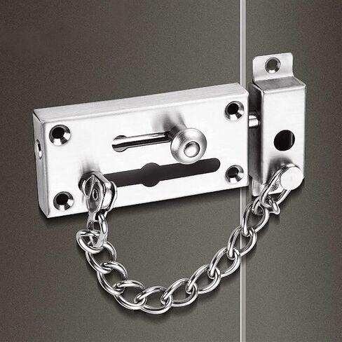 Door Chain Lock, Safe Buckle,Latch Safety Limiter,Household Metal Bolt with Dual-Purpose Bold Anti-Theft in Kuwait