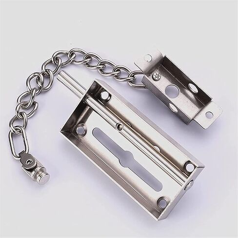 Door Chain Lock, Safe Buckle,Latch Safety Limiter,Household Metal Bolt with Dual-Purpose Bold Anti-Theft in Kuwait