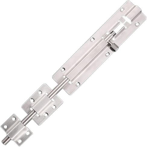 Door Lock,Gate Bolt Stainless,Slide,4 Pack Barrel Latch, Thickened Steel Sliding for, Brushed Finish ​with Screws in Kuwait