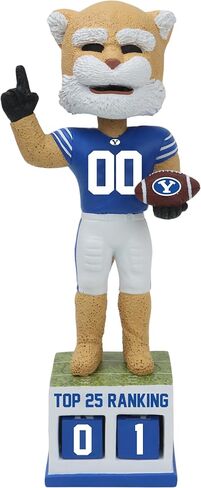 Cosmo The Cougar BYU Cougars Football أفضل 25 متتبعًا لكلية Bobblehead in Kuwait