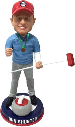 John Schuster Olympic Curling Bobblehead in Kuwait