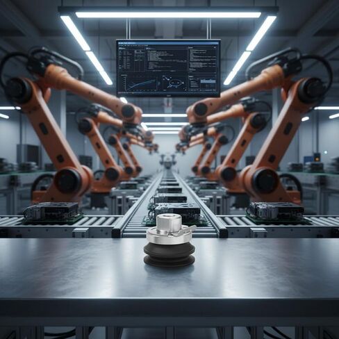 Double Layer Vacuum Pad Detachable Design Heavy Duty Robotic High Temperature Resistant for Food Processing, ZP3E-T32BM-B8 in Kuwait