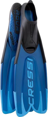 Cressi Adult Full Foot Pocket Diving Fins - High Propulsion Efficiency with Less Effort - Comfortable Flexible Foot Pocket - Agua Fins: Made in Italy in Kuwait