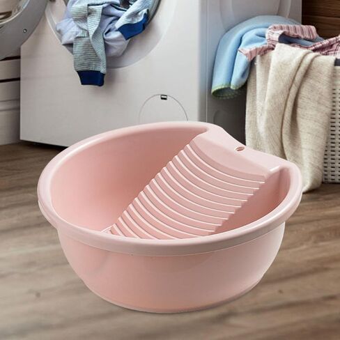 Washboard, Washboard Basin Hand Washing, Washtub Lightweight Convenient Laundry Tub Clothes in Kuwait