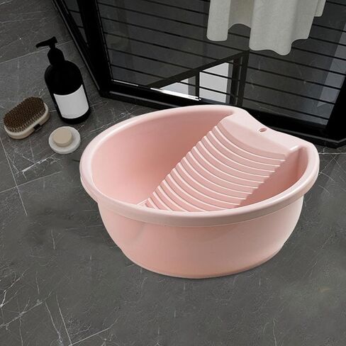 Washboard, Washboard Basin Hand Washing, Washtub Lightweight Convenient Laundry Tub Clothes in Kuwait