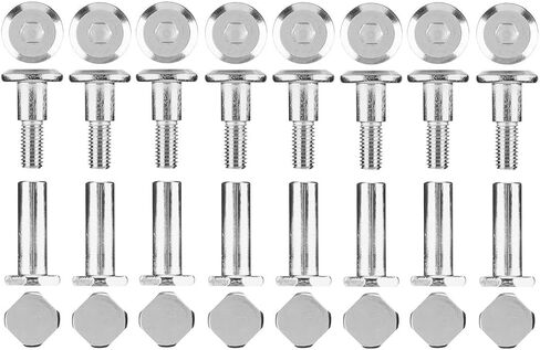 Alkali Universal Extender 6mm Square Inline Roller Hockey Skate Axle Kit (8 Pack) in Kuwait