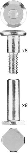 Alkali Universal Extender 6mm Square Inline Roller Hockey Skate Axle Kit (8 Pack) in Kuwait