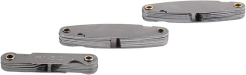 مجموعة قياس نصف القطر من الفولاذ المقاوم للصدأ لقياس مقعر ومحدب، 3 قطع أداة R1-25mm للميكانيكيين in Kuwait