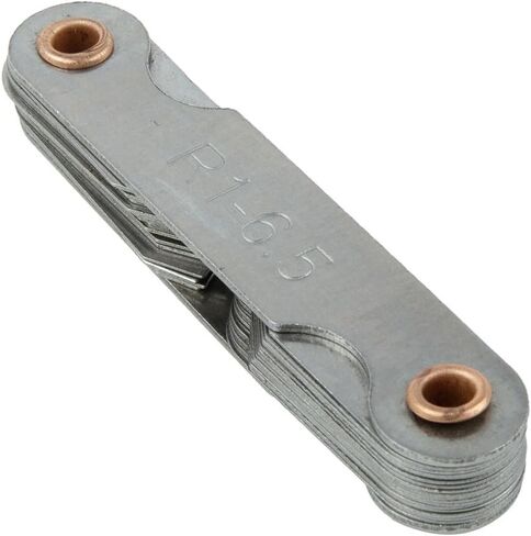 Radius Gauge R1-80mm Stainless Steel Fillet Template Measuring Tool for Metalworking Inspection and Manufacturing Quality Control(1-6.5) in Kuwait