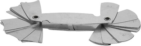 Radius Gauge R7.5-25mm Carbon Steel Fillet Template Measuring Tool for Metalworking Inspection and Thread Pitch Analysis(R7.5-15) in Kuwait