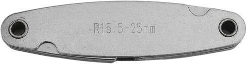 Radius Gauge R7.5-25mm Carbon Steel Fillet Template Measuring Tool for Metalworking Inspection and Thread Pitch Analysis(R7.5-15) in Kuwait