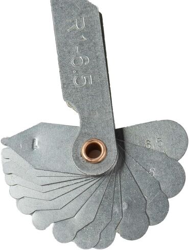 Radius Gauge R1-80mm Stainless Steel Fillet Template Measuring Tool for Metalworking Inspection and Manufacturing Quality Control(1-6.5) in Kuwait