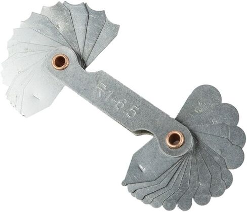Radius Gauge R1-80mm Stainless Steel Fillet Template Measuring Tool for Metalworking Inspection and Manufacturing Quality Control(1-6.5) in Kuwait