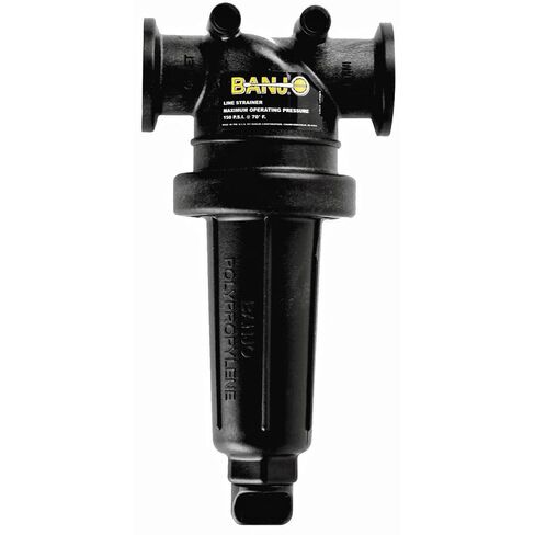 Banjo MLST100-50 1" Manifold T Strainer w/50 Mesh Screen in Kuwait
