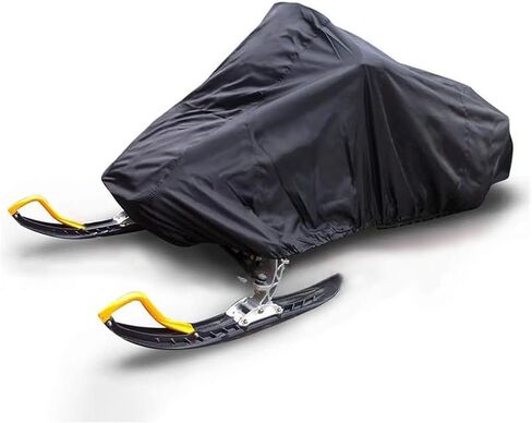 Snowmobile Cover for Ski-Doo MXZ 500 1996 1997 1998 1999 2000 2001, Waterproof Oxford Fabric Snowmobile Protector Elastic Hem Adjustable Drawstring in Kuwait