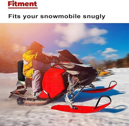 Snowmobile Cover for Ski-Doo MXZ 500 1996 1997 1998 1999 2000 2001, Waterproof Oxford Fabric Snowmobile Protector Elastic Hem Adjustable Drawstring in Kuwait