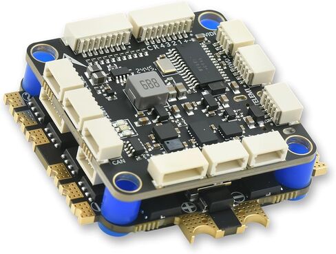 AERO SELFIE H743 Flight Controller with 60A 32 bit ESC 30x30 Stack: Supports 2-6S LiPo, Dual IMU, Compass, Barometer, Compatible with Betaflight, INAV, PX4, Ardupilot for FPV & Racing Drones in Kuwait