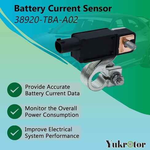 Battery Current Sensor 38920-TBA-A02 Battery Voltage Temperature Sensor Compatible with 2016-2021 Honda Civic, 2017-2022 Honda CR-V, Replaces OE# 38920-TBA-A01 in Kuwait