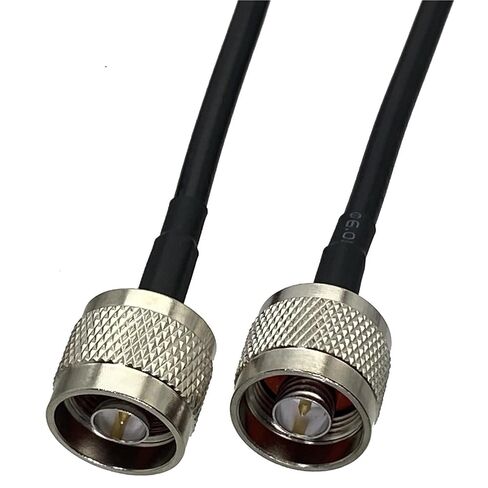 RG316 RG58 RG142 RG400 N ذكر إلى N ذكر موصل محول محوري RF كابل توصيل ضفيرة مستقيم 6 بوصة ~ 20 متر (RG400 N M إلى N M، 10FT (3M)) in Kuwait