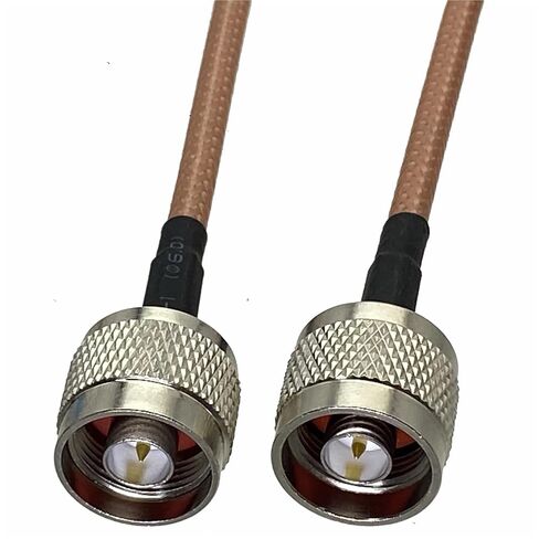 RG316 RG58 RG142 RG400 N ذكر إلى N ذكر موصل محول محوري RF كابل توصيل ضفيرة مستقيم 6 بوصة ~ 20 متر (RG400 N M إلى N M، 10FT (3M)) in Kuwait