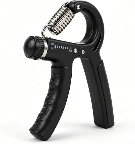 Xylsotyr Adjustable Hand Grip Strengthener 11-132 LBS (5-60KG), Portable Forearm Trainer & Finger Exerciser for Athletes, Musicians, Climbing & Injury Recovery in Kuwait