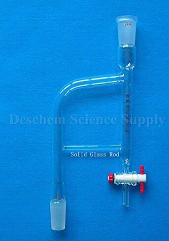 10 مل، 24/40، جهاز استقبال التقطير الزجاجي، محول دين ستارك، محبس PTFE in Kuwait