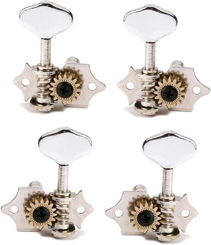 Toyvian Replacement Tuning Pegs Machine Heads 2r2l Set for Ukulele 4-string Guitar Bass in Kuwait