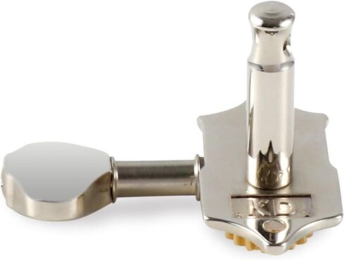 Guitar String Tuning Pegs Open Gear Machine Heads Tuners Slotted Head 1:18 Gear Ratio Tuning Keys 3L 3R for Folk Acoustic Guitar Classical Guitar Ukulele or Electric Guitar Chrome Butterbean. in Kuwait