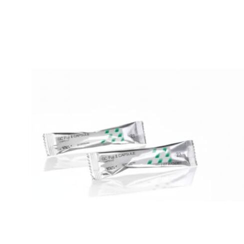 GC 000114 Fuji II Dental Restorative Capsules #21 Pale Yellow 50/Bx in Kuwait