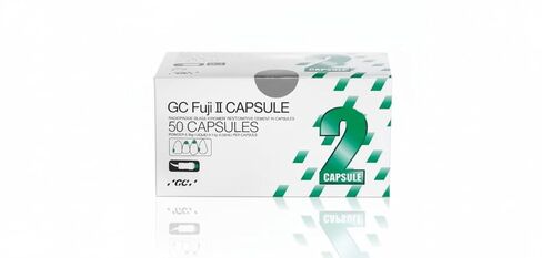 GC 000114 Fuji II Dental Restorative Capsules #21 Pale Yellow 50/Bx in Kuwait