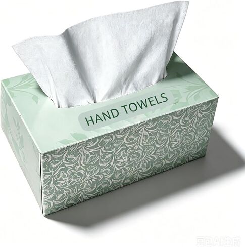 Disposable Paper Hand Towels for Bathroom – 8 Boxes of 100 (800 Sheets Total) Soft Absorbent Pop-Up Guest Towels No Dispenser Needed Bulk Value Pack for Family Commercial Use in Kuwait