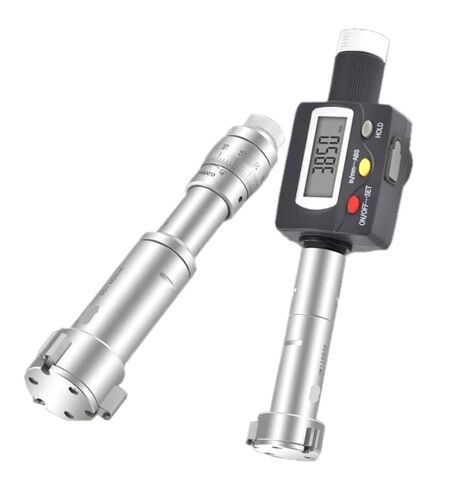 1PCS 3 Point Internal Micrometer Digital 6-10mm x 0.001mm Industrial 8-10mm 30-40mm 40-50mm(Mechanical 0.005mm,12-16mm) in Kuwait