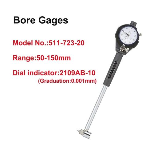 Bore Gages 511-701/702/703/704/705/706 18-35/35-60/50-150/100-160/160-250/250-400mm Measuring Tools(511-722-20) in Kuwait