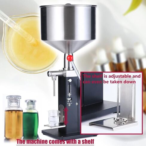 Manual Paste Filling Machine, Adjustable 5-110Ml Bottle Filling Machine, Stainless Steel Liquid Filling Machine with Scale and Removable Stand in Kuwait