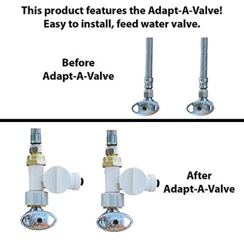 Watts Premier RO Zero Pure Plus VOC 4 Stage Reverse Osmosis System, Brushed Nickel Top Mount Twist Faucet, ZeroWaste Pump, Push Button Water Filters: Sediment Filter, Carbon Pre-Filter, VOC, Membrane in Kuwait