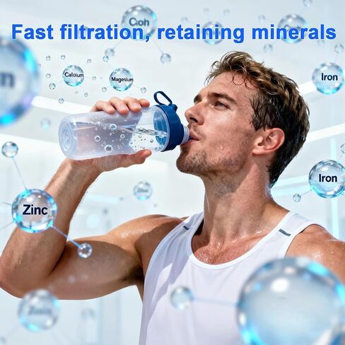 Ecoviva UF800G 0.01μm Ultra-Filtration Under Sink Water Filter Meet NSF 42 / 372 Standards Tankless Ultra Compact Design, No Electricity & Wastewater, Preserve Beneficial Minerals No TDS Reduction in Kuwait