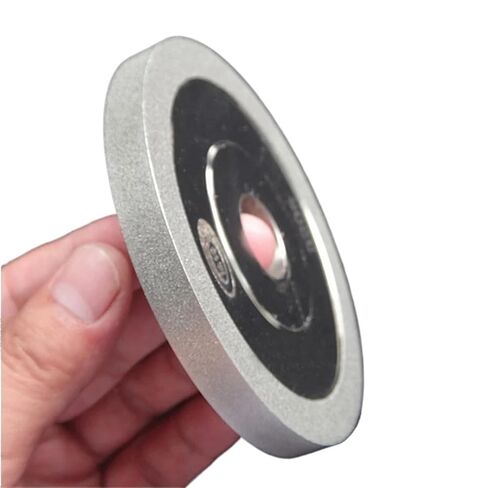 أداة تلميع متوازية مطلية بالقرص ثقب داخلي بقطر 20 مم 32 مم (150Dx32Hx10T، 320 حبيبة رملية) in Kuwait