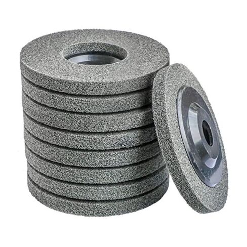 10pc 125mm Nylon Fiber Polishing Wheel Non Woven Abrasive Disc 5'' Grinding Polishing Wheel for Metals Ceramics Marble Wood Crafts in Kuwait