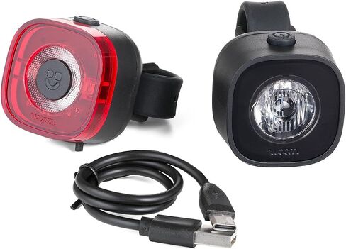 woom Beam Bike Lights, Front & Rear Kids’ Bicycle Light Set, USB-C Rechargeable, Tool-Free Mount, IPX4 Weather-Resistant, Auto Shut-Off Feature in Kuwait