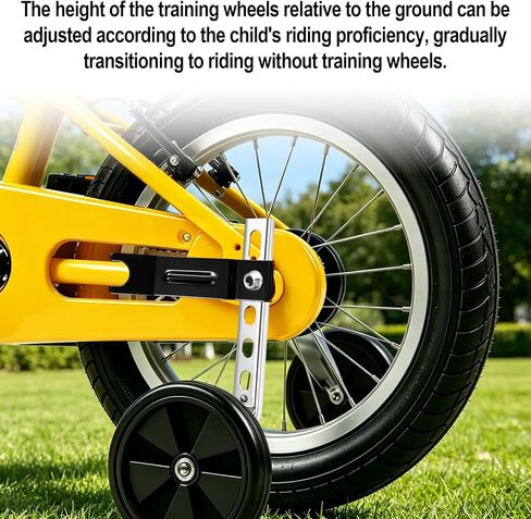 2pcs Axle Extenders & 2pcs Stabiliser Extension Bolts for Bicycle Training Wheels, Kids Bike Axle Extender for 12" 16" 18" 20" 22" 24" Wheel Bikes (Black) in Kuwait