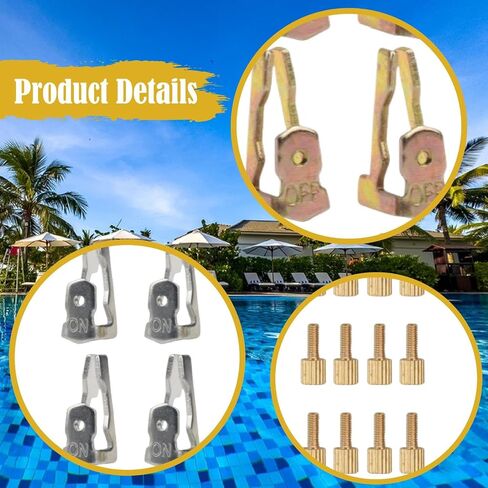 Timer Replacement Trigger Kit 156T1978A Easy to Install Timer Parts Components Heavy Duty Dial Trigger, Gold OFF Silver on in Kuwait