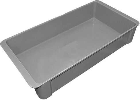 Stack Container, 23-3/8X12X4-3/8, Gray in Kuwait